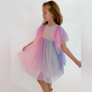 Lola + The Boys Cotton Candy Tulle Dress Size 8